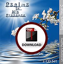 Psalms In His Presence: Year C - CD DOWNLOAD
