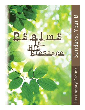 Psalms In His Presence: Year B Accompaniment Book